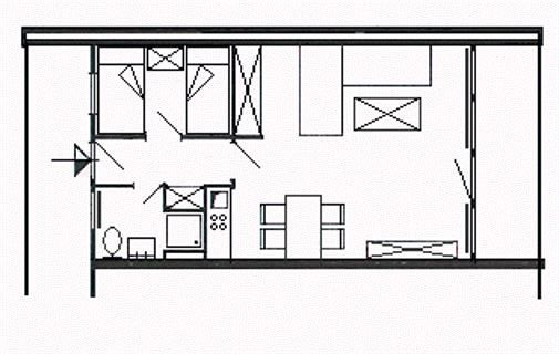 Grundriss Appartement