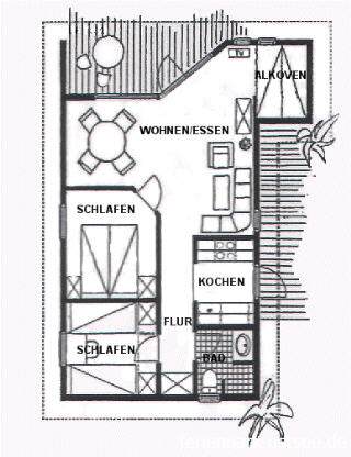 Grundriss Ferienhaus Typ D
