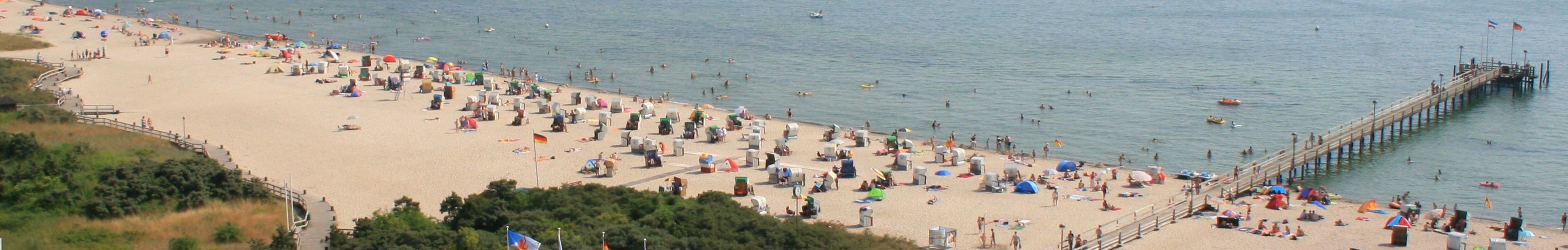 Hauptstrand von Pelzerhaken im Juli 2010 vom Prinz Hamlet